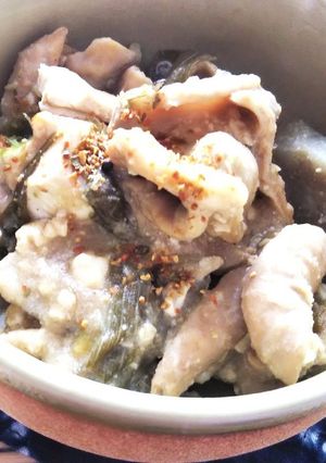 豚もつの味噌煮込み-レシピのメイン写真