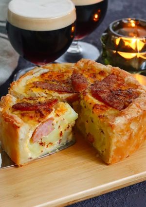 ジャーマンポテトの粒マスタードキッシュ-レシピのメイン写真