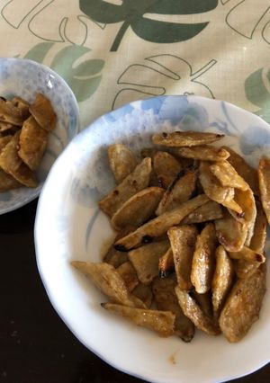 簡単、ごぼうの揚げ焼きタレ漬け。-レシピのメイン写真