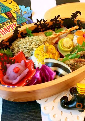 魔女のお茶会 こにぎり弁当　ハロウィン-レシピのメイン写真