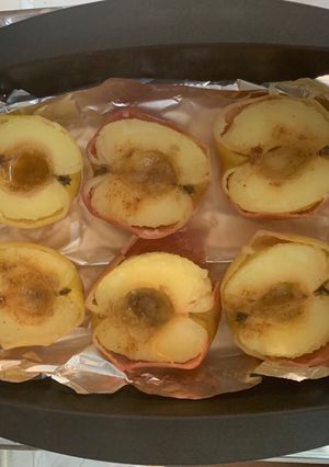 グリルダッチでスパイシー焼リンゴ-レシピのメイン写真