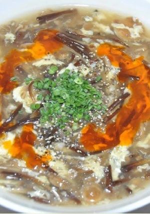 エゾユキノシタの酸辣湯-レシピのメイン写真