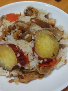 さつま芋ときのこde秋の実りご飯-レシピのメイン写真