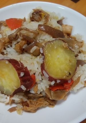 さつま芋ときのこde秋の実りご飯-レシピのメイン写真