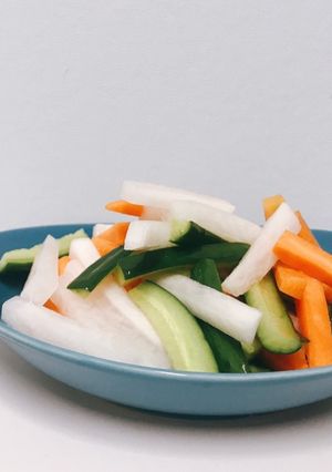 野菜スティックの甘酢サラダ-レシピのメイン写真