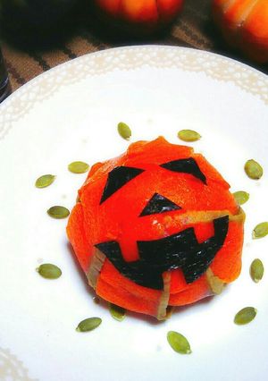 低糖質！サーモンのハロウィンサラダ-レシピのメイン写真
