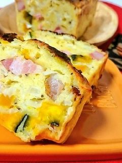 かぼちゃとベーコンのケーク・サレ-レシピのメイン写真