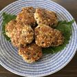 雑穀とエノキのモチモチ焼き