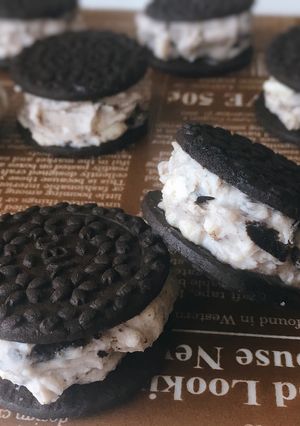 NYチーズケーキ風☆オレオサンド☆アイス-レシピのメイン写真