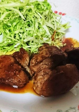 鶏レバーの焼き肉-レシピのメイン写真