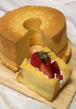 失敗知らずのふわふわシフォンケーキ❁-レシピのメイン写真