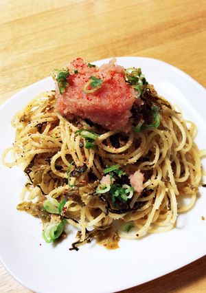 明太高菜パスタ-レシピのメイン写真
