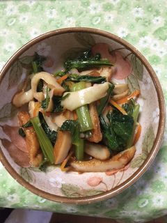 小松菜のポン酢炒め-レシピのメイン写真