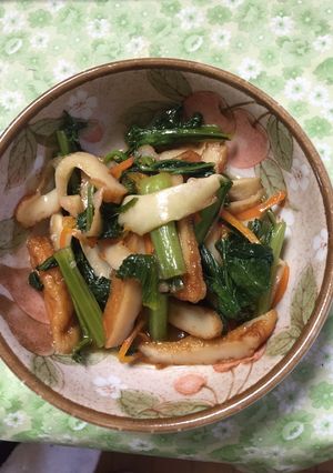 小松菜のポン酢炒め-レシピのメイン写真
