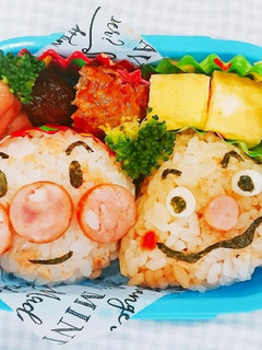 キャラ弁*アンパンマンとカレーパンマン-レシピのメイン写真