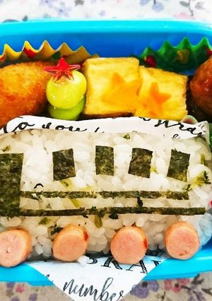 電車＊お弁当＊幼稚園＊part2-レシピのメイン写真
