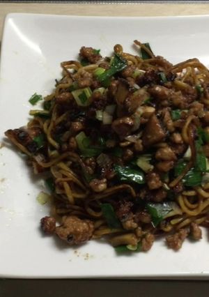 簡単マイウ~、肉味噌焼きそば(^^)-レシピのメイン写真