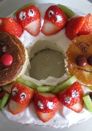 ★アンパンマンのリングケーキ★-レシピのメイン写真