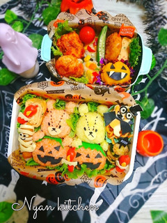 『ハロウィン★ルルロロちゃん』弁当♡-レシピのメイン写真