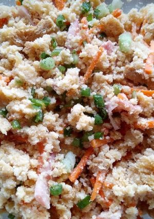 レンジdeノンオイル♪炒りおから-レシピのメイン写真