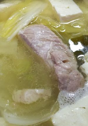簡単中華・酸菜白肉鍋-レシピのメイン写真