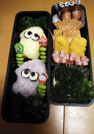 キャラ弁　スプラトゥーン-レシピのメイン写真