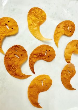 *ハロウィンオバケのパリパリチップス*-レシピのメイン写真