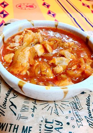 鶏肉と玉ねぎのコンソメミートソース煮-レシピのメイン写真