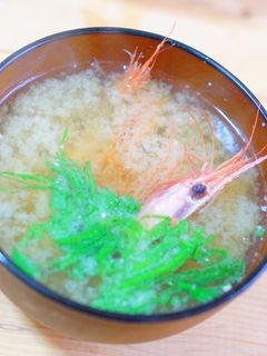甘エビガラの味噌汁-レシピのメイン写真