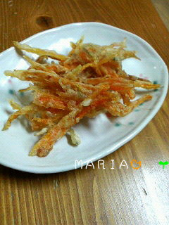 ✿一味違う!!人参のかき揚げ✿-レシピのメイン写真