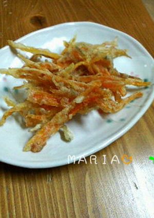 ✿一味違う！！人参のかき揚げ✿-レシピのメイン写真