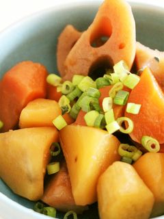 さつま芋レンコンにんじん煮物(조림)-レシピのメイン写真