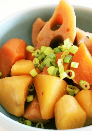 さつま芋レンコンにんじん煮物(조림)-レシピのメイン写真