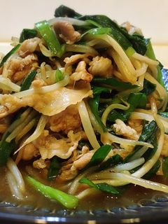 ご飯がすすむ☆豚肉ニラもやし炒め-レシピのメイン写真
