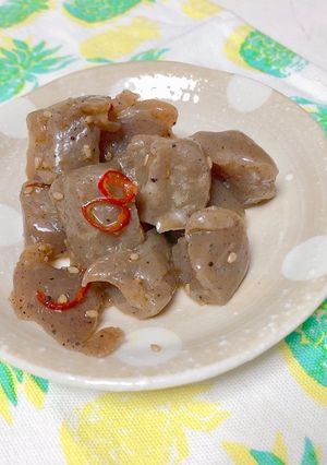 簡単副菜♡こんにゃくの甘辛炒め-レシピのメイン写真