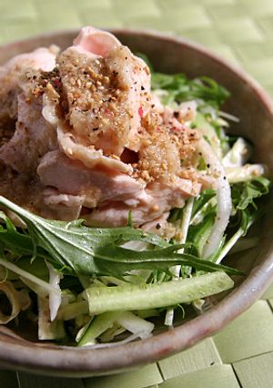 春野菜のバンバンジー風サラダ-レシピのメイン写真