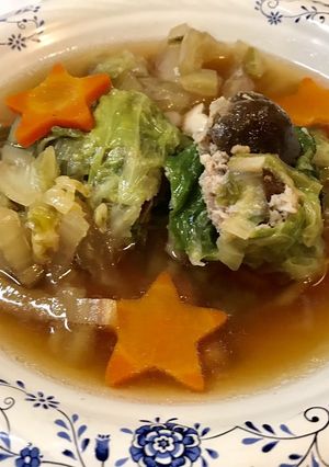椎茸たっぷり白菜ロール-レシピのメイン写真