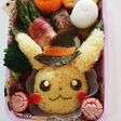 キャラ弁 ピカチュウのハロウィン弁当