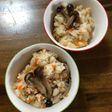 我が家の炊き込みご飯(もち米入り)