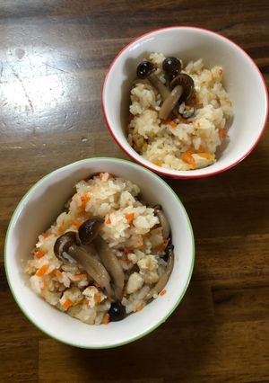 我が家の炊き込みご飯(もち米入り)-レシピのメイン写真