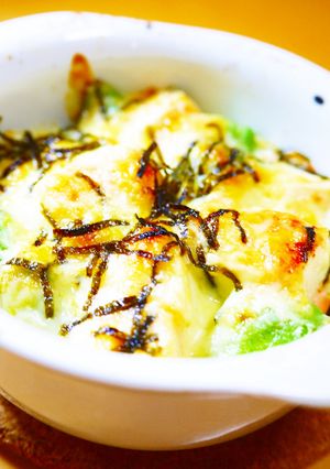 アボカドと木綿豆腐の明太子マヨチーズ焼き-レシピのメイン写真
