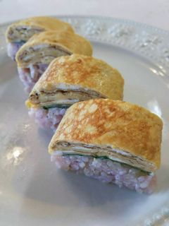 玉子焼きの押し寿司風!-レシピのメイン写真