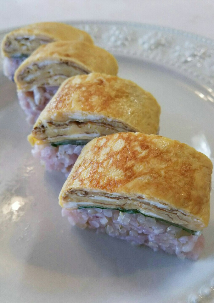 玉子焼きの押し寿司風！-レシピのメイン写真
