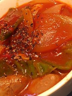 鶏のハツのトマト煮-レシピのメイン写真