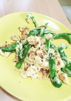 ピーマン卵焼き-レシピのメイン写真