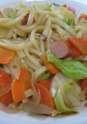 めんつゆで簡単おいしい焼きうどん★-レシピのメイン写真