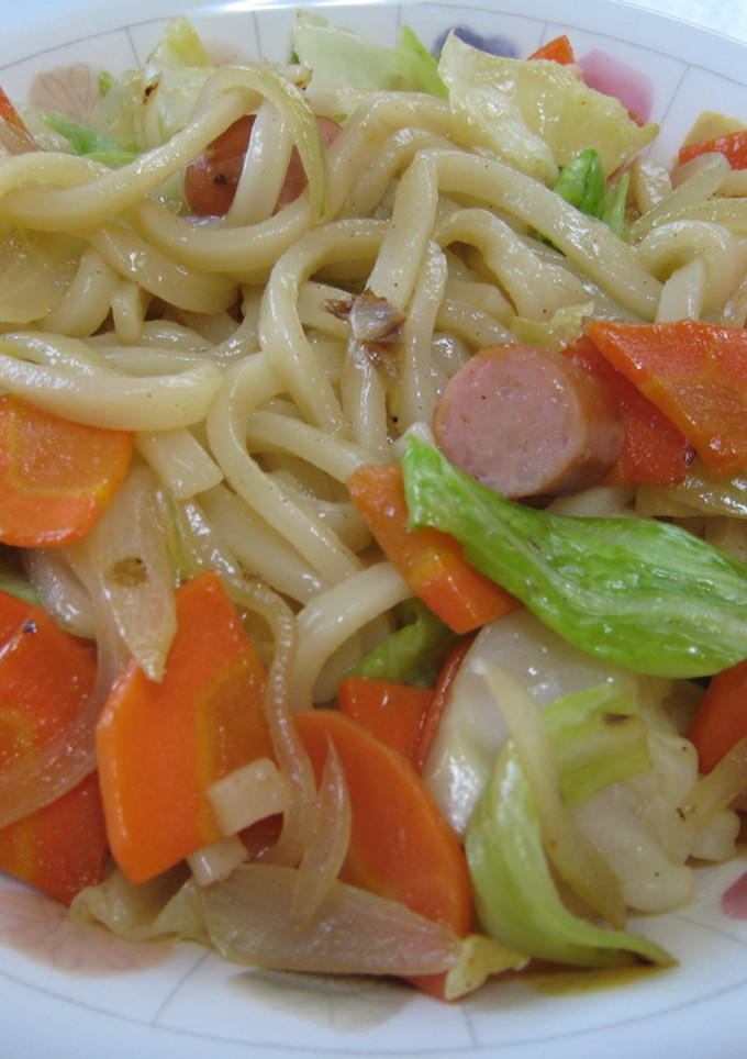 めんつゆで簡単おいしい焼きうどん★-レシピのメイン写真