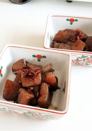 こんにゃくの甘辛煮-レシピのメイン写真