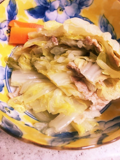 白菜と豚バラ肉の蒸し煮-レシピのメイン写真