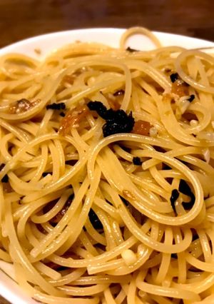 シンプルな梅パスタ-レシピのメイン写真